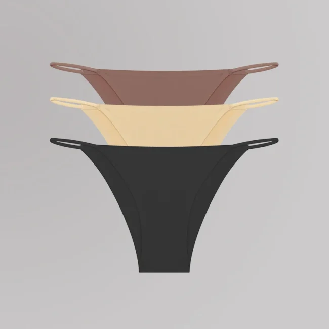 Women'S Underwear Breathable T-Back Elastic Seamless Low Waist Bikini Panty - Image 18