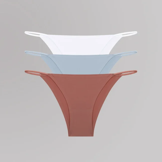 Women'S Underwear Breathable T-Back Elastic Seamless Low Waist Bikini Panty - Image 27