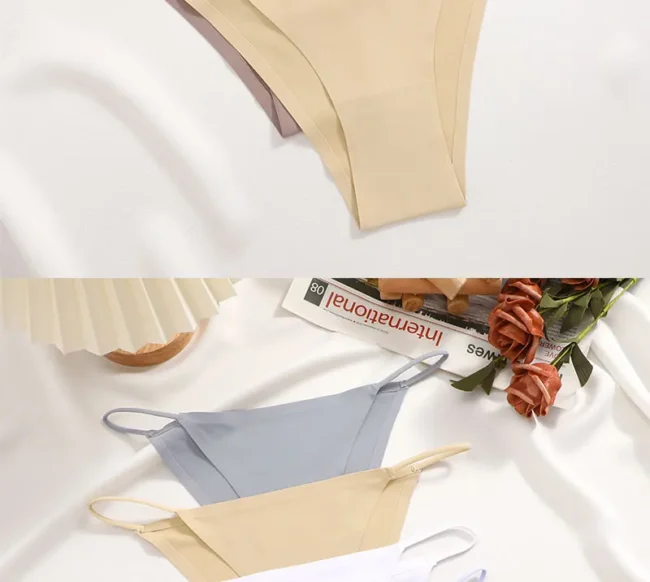 Women'S Underwear Breathable T-Back Elastic Seamless Low Waist Bikini Panty - Image 48