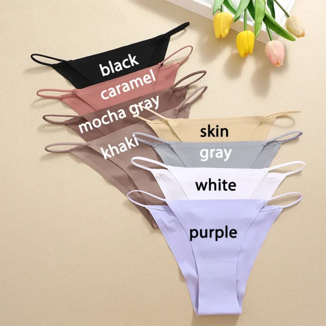 Women'S Underwear Breathable T-Back Elastic Seamless Low Waist Bikini Panty - Image 5