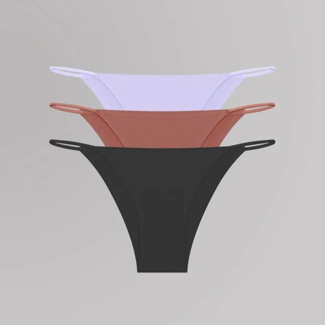 Women'S Underwear Breathable T-Back Elastic Seamless Low Waist Bikini Panty - Image 30