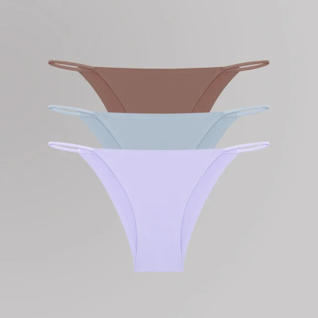 Women'S Underwear Breathable T-Back Elastic Seamless Low Waist Bikini Panty - Image 23