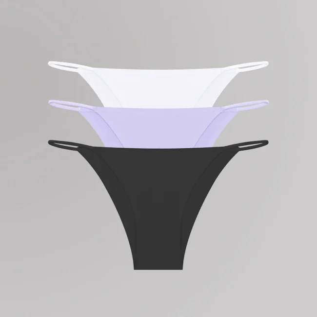Women'S Underwear Breathable T-Back Elastic Seamless Low Waist Bikini Panty - Image 29