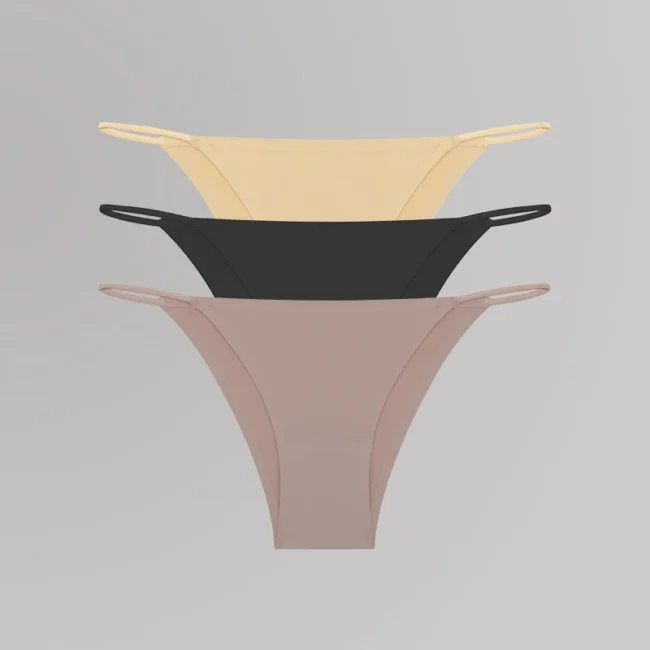 Women'S Underwear Breathable T-Back Elastic Seamless Low Waist Bikini Panty - Image 32